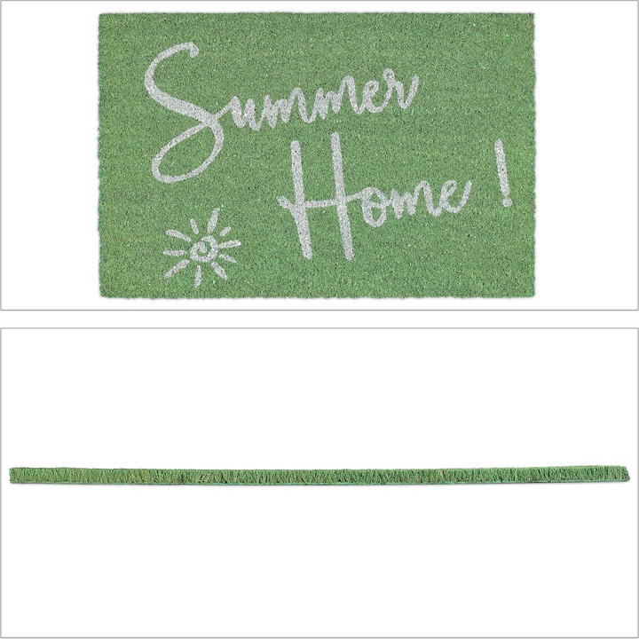 Immagine prodotto Relaxdays Zerbino in-fibra-di-cocco (60 x 40 x 1,5 cm)