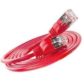 Thumbnail - Wirewin Slim Patchkabel: U/FTP, 10cm, rot (U/FTP, CAT6a, 0.10 m), Netzwerkkabel