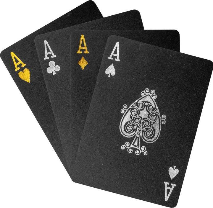 Produktbild Games Planet Pokerkarten Kartendeck Schwarz/Gold