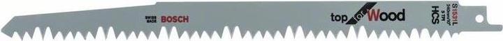 Image du produit Bosch Professional Zubehör Lame de scie sabre S 1531 L, Top for Wood, paquet de 100 pièces