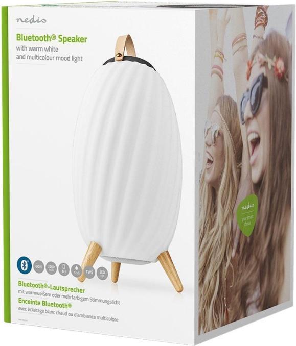Produktbild Nedis SPBT35805WT Lautsprecher Weiss (3 h, Akkubetrieb)