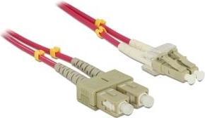 Actual product image Goobay Fiber Optic Cable, Multimode (OM4) Purple, 1 m (1 m)