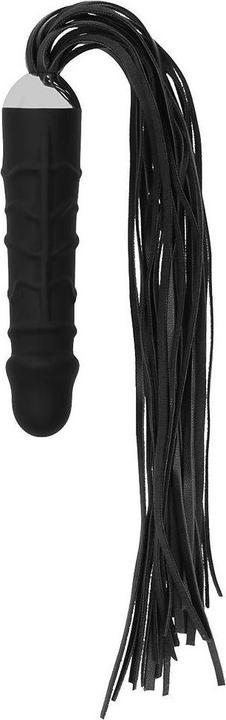 Immagine prodotto Ouch! Frusta nera con dildo realistico in silicone