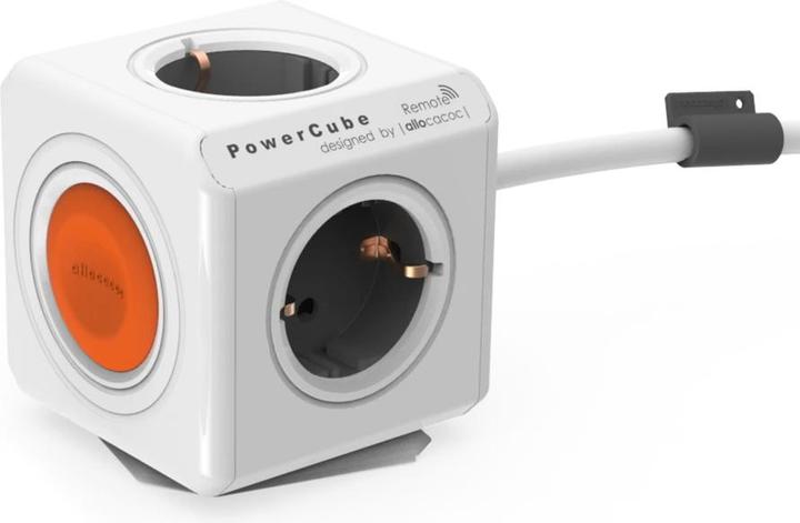 Actual product image Allocacoc Extended Remote incl. 1.5 m cable Type F (4x, CEE 7/5, 1.50 m)