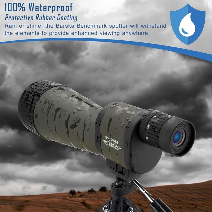 Immagine prodotto Barska Benchmark Waterproof Straight Spotting Scope (88 mm)