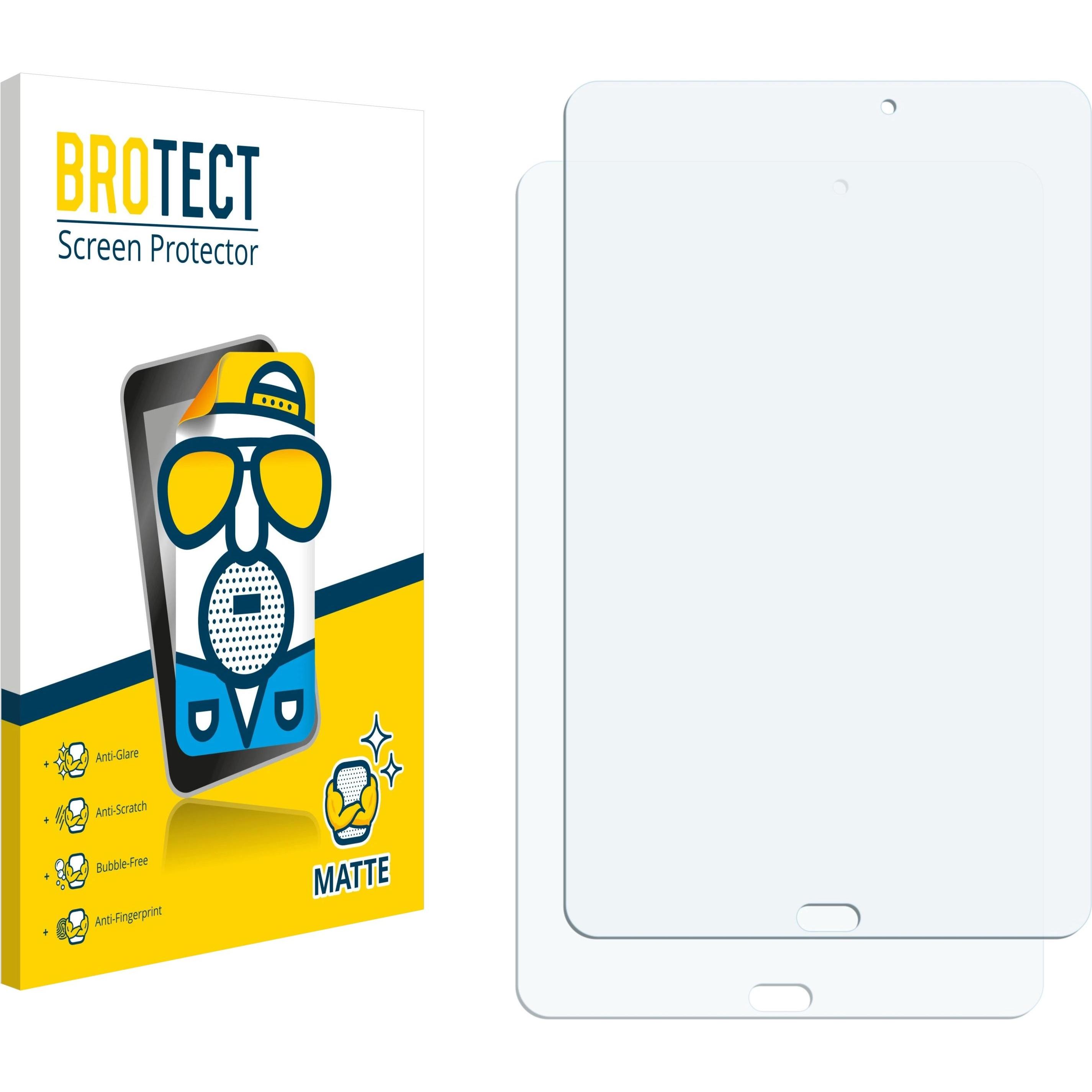 BROTECT Entspiegelungs-Schutzfolie Displayschutz Matt (2 Stück, Galaxy Tab E 9.6), Tablet Schutzfolie