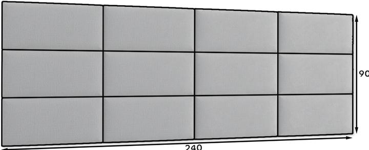 Actual product image ELTAP Quadratta (240 x 90 x 3.50 cm)