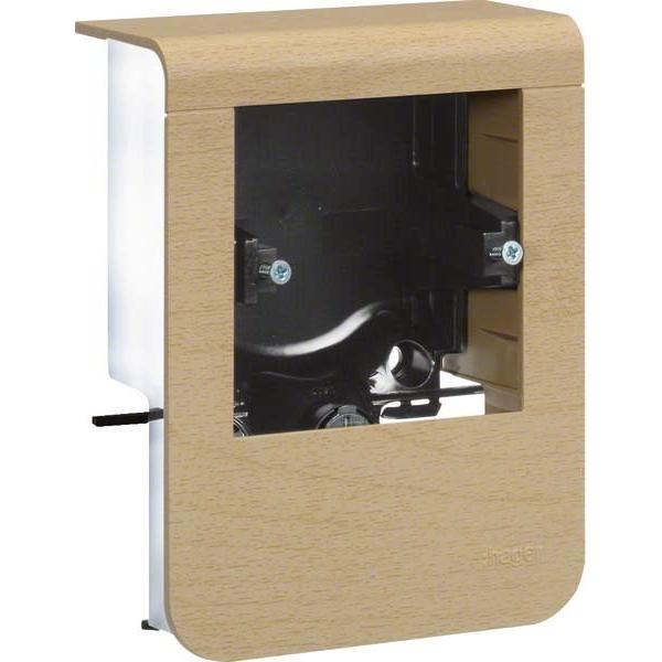 Hager TEH SL20080901D3 GerÃ¤tetrÃ¤ger uni design SL 20x80 Dekor Ahorn, Elektronikzubehör + Gehäuse, Braun