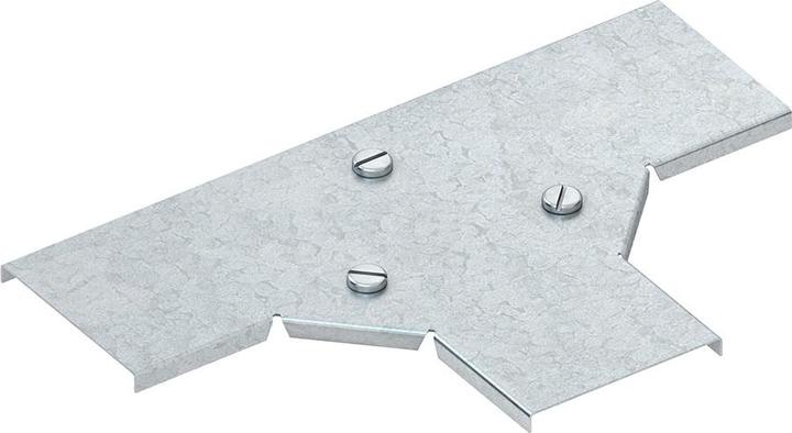 Actual product image Niedax NIE RTSKDV100 Cover for T-piece B: 104mm strip galvanised DIN EN 10346 Dr.V.