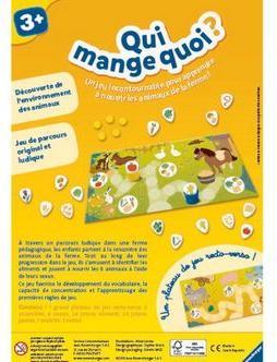 Actual product image Ravensburger Qui mange quoi? (French)