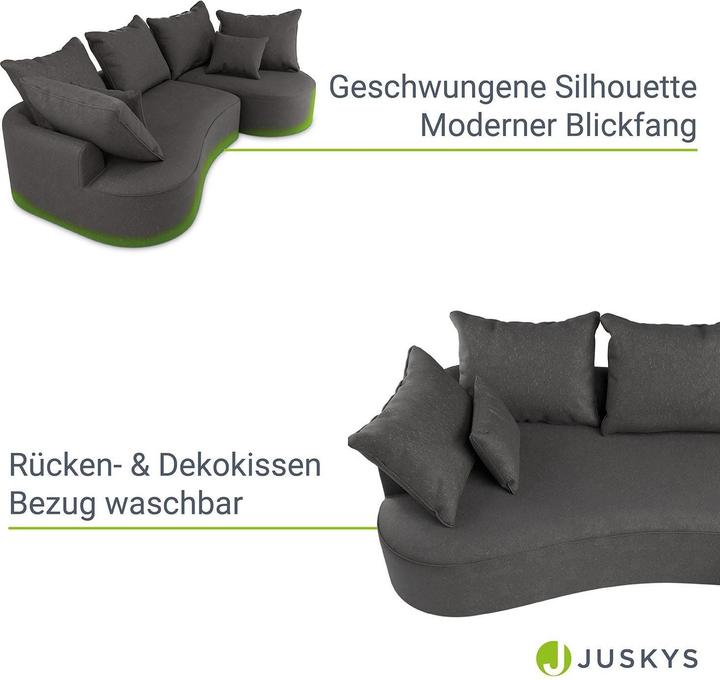 Produktbild Juskys Sofa Tirano (2-Sitzer)