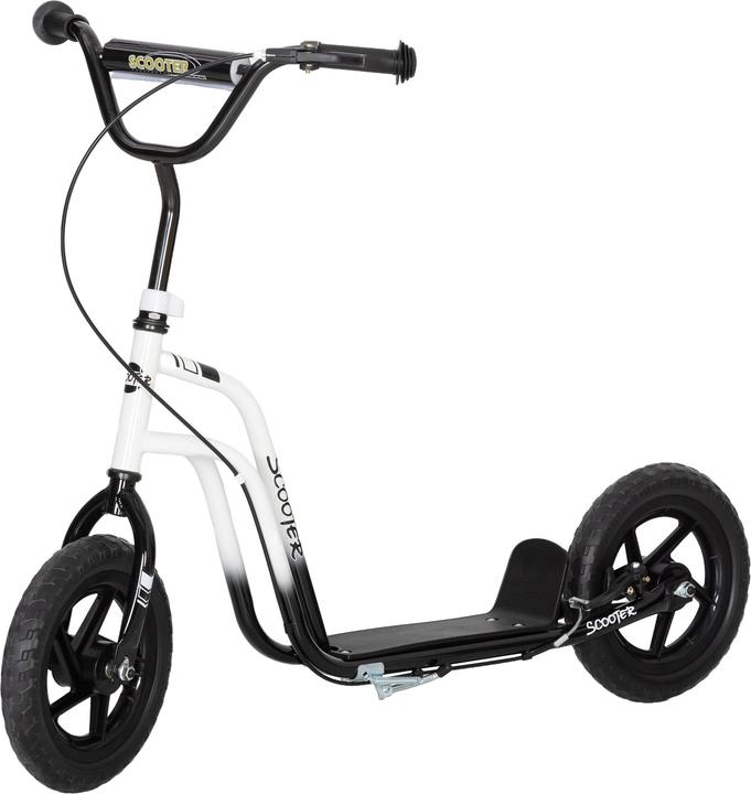 Aiyaplay Kinderscooter Stahl, Kunststoff Weiss