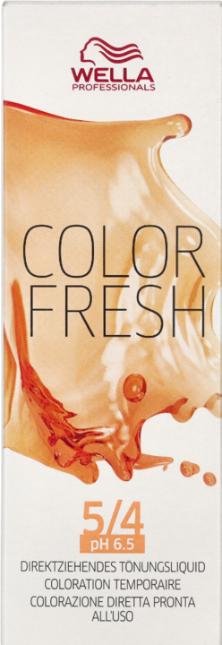 Actual product image Wella Color Fresh Acid (5/4 light brown red)