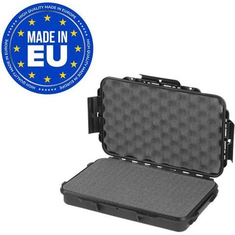RND, Verpackungsmaterial, Wasserdichter Koffer, 230x350x59mm, Polypropylen (PP), Schwarz (1 Stück)