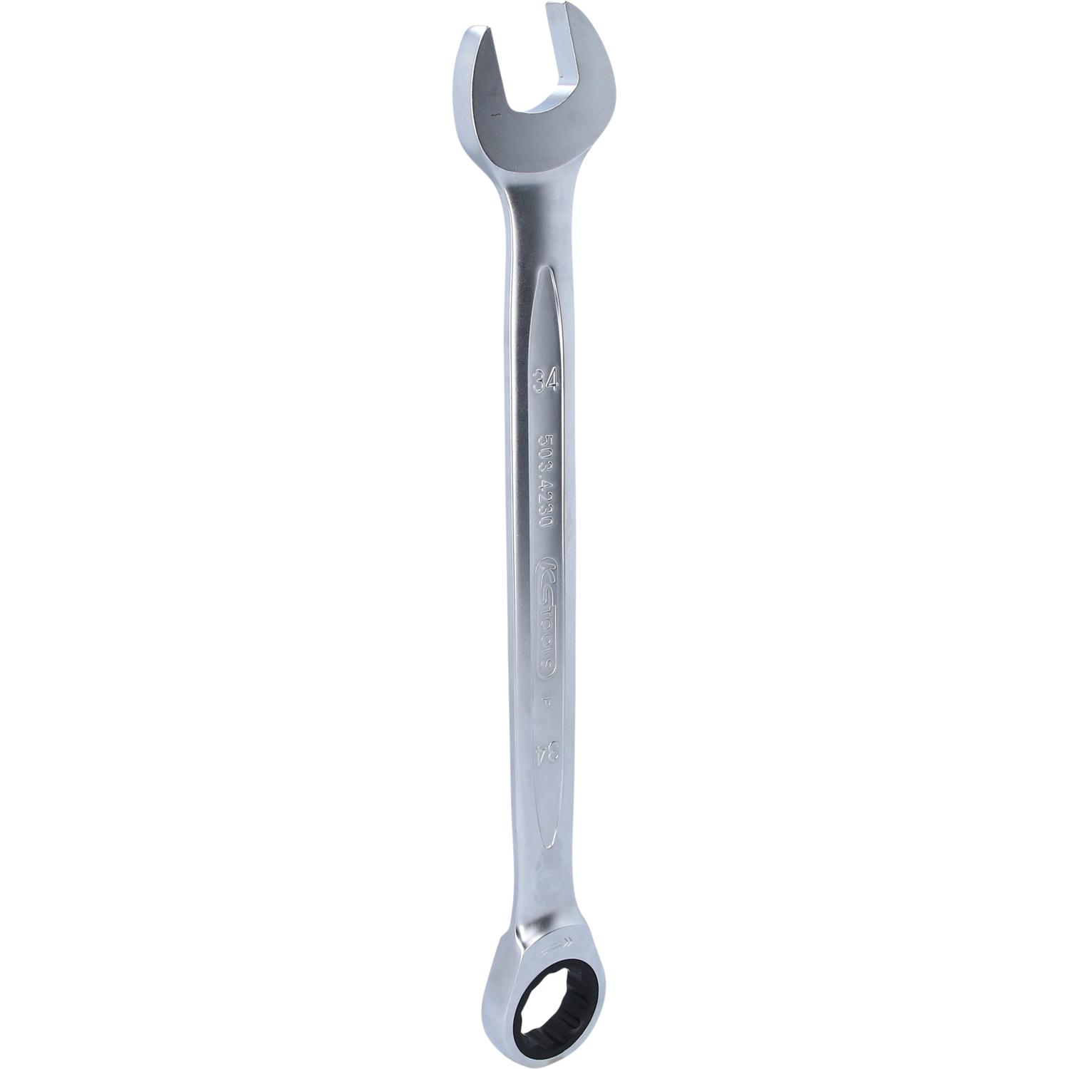KS Tools, Schraubenschlüssel, GEARplus Ratschenringmaulschlüssel (34 mm)