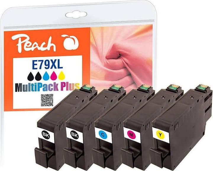 Image du produit Peach 79XL MultiP+2bk 1xc, m, y (M, C, Y, CF)