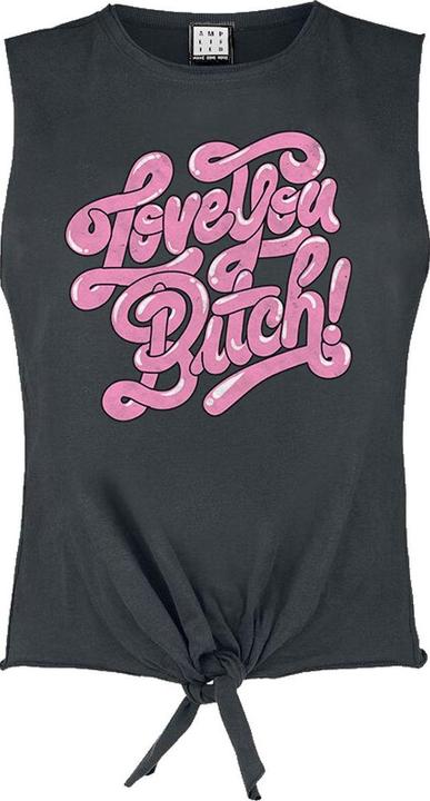 Produktbild Amplified Love You Bitch Ärmelloses Oberteil Vorne gebunden (S)