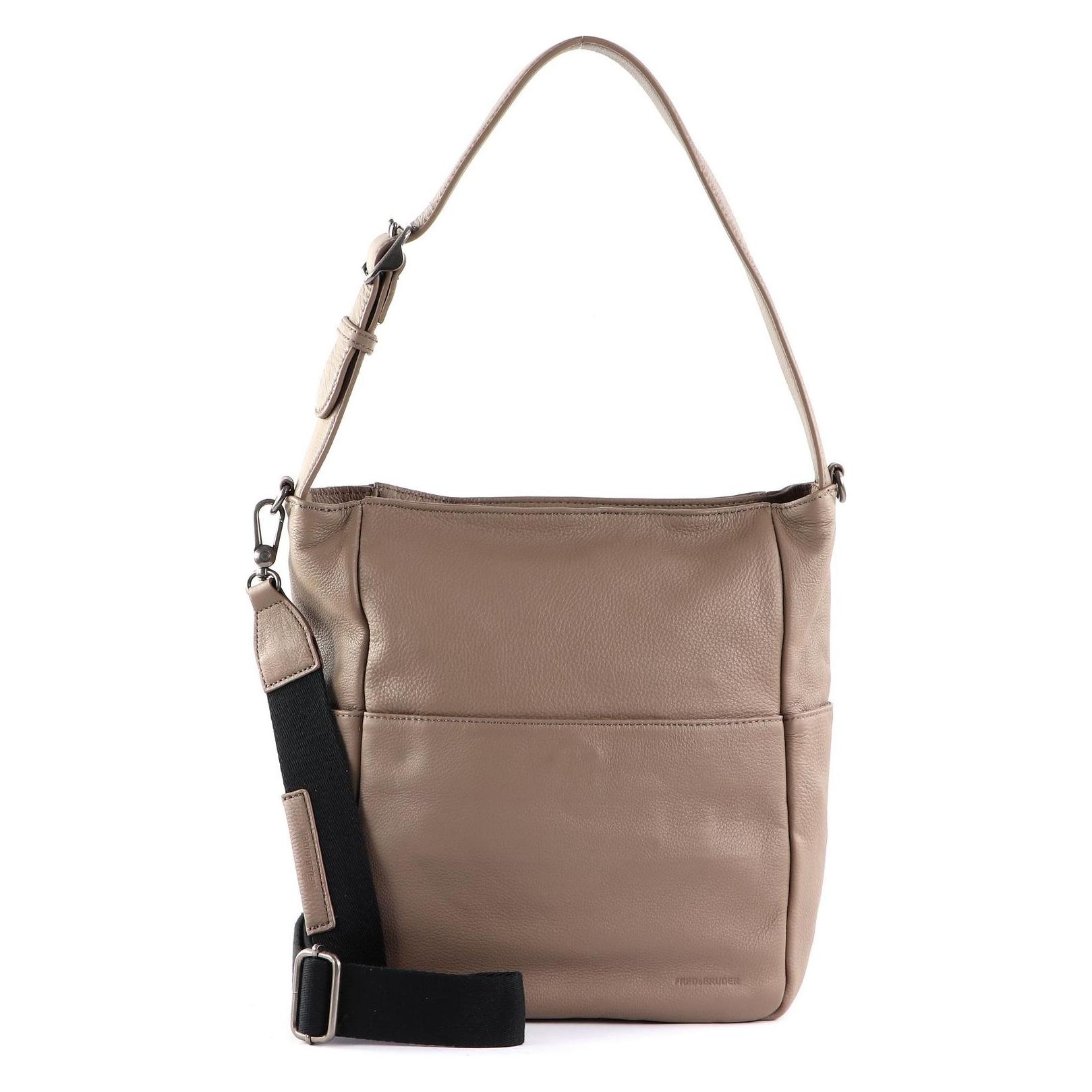 FredsBruder, Damen, Handtasche, Beuteltasche Bandolin Small Hobo, Braun