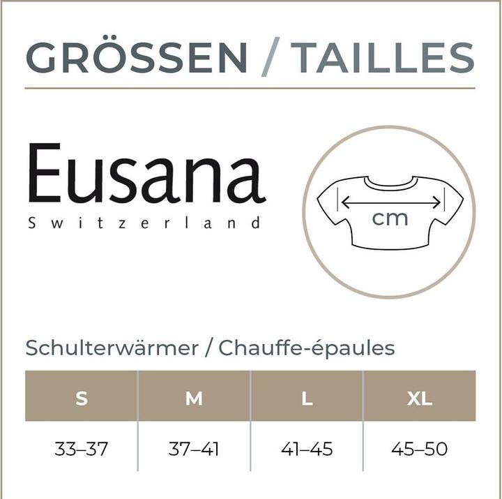 Produktbild Eusana Euana chulterwaermer doppelt getrickt mit Traegerband ivoire (S)