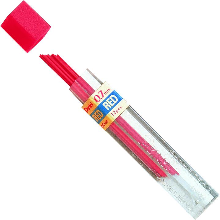 Actual product image Pentel Ersatzminen für Druckbleistift 0,7 mm (12 pcs., 0.70 mm, HB)