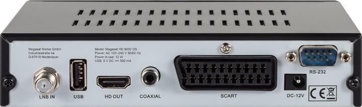 Image du produit Megasat HD 6000 DS (DVB-S2)