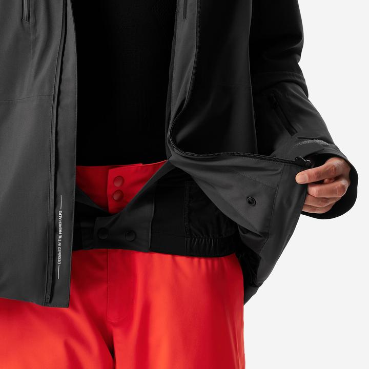 Produktbild Wedze Skijacke Herren wasserdicht und strapazierfähig - 500 Sport schwarz (L)