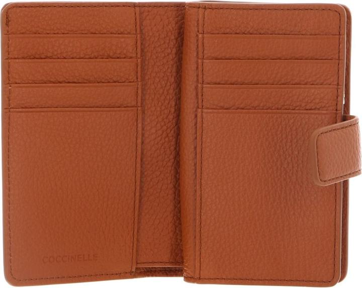 Actual product image Coccinelle Metallic Soft Mini Wallet Grained Leather