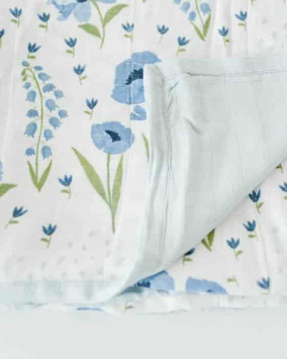 White, Blue Windflower