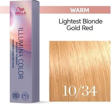 Produktbild Wella Illumina Color Atb 10/34 - 60 Ml (10, 34 Hell-lichtblond Gold-rot)