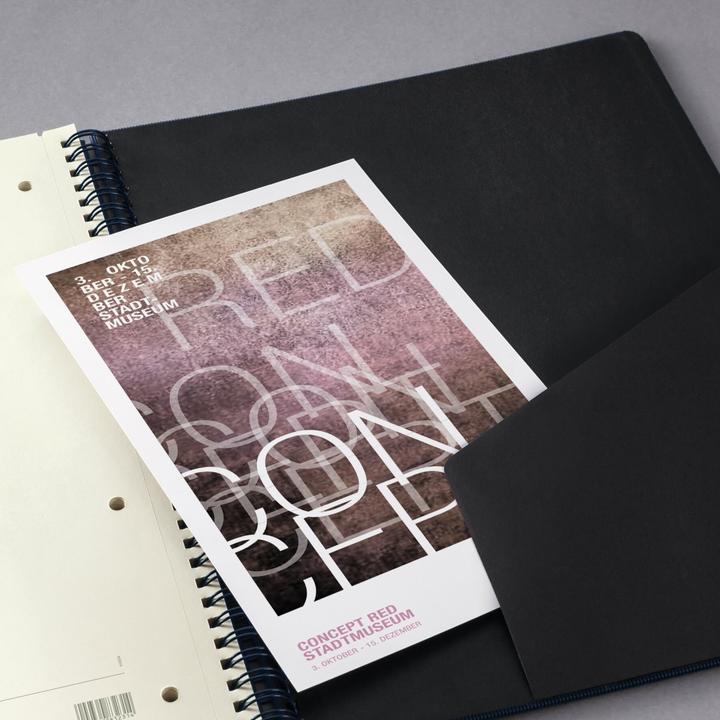 Actual product image Sigel Notizbuch Conceptum DIN A5 kariert, dunkelblau Hardcover 160 Seiten (A5, Checked, Hardcover)