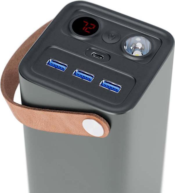 Image du produit Epico Banque de puissance multifonctionnelle en aluminium (46200 mAh, 150 W)