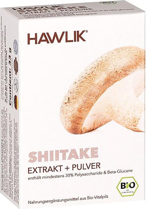 Immagine prodotto Hawlik Estratto di shiitake + capsula di polvere (60 Pezzo/i, Pillole, 57 g)