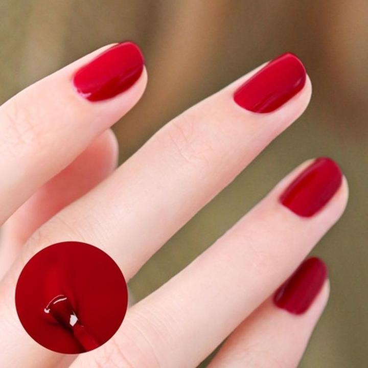 Image du produit Manucurist Green Flash vernis à ongles Red Cherry (Cerise rouge, Vernis à ongles effet gel)