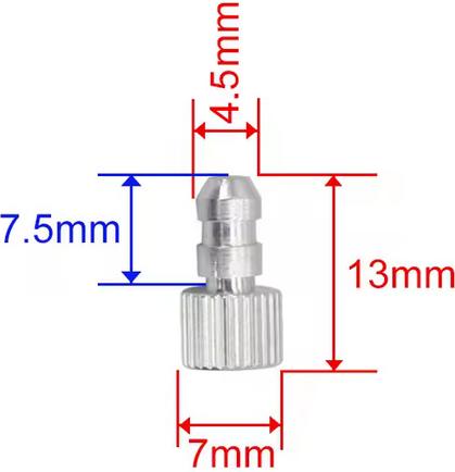Image du produit Coscorp Industries Kraftstoff Schlauchverschluss, grau, 5 Stück