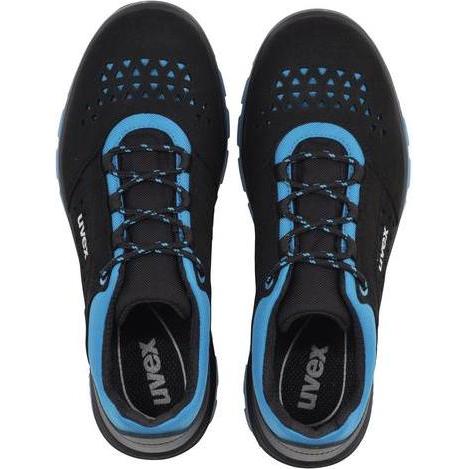 Thumbnail - Uvex Safety, Sicherheitsschuhe, 2 xenova Halbschuhe S1 95547 schwarz, blau Weite 10 Größe 44 (S1, 44)