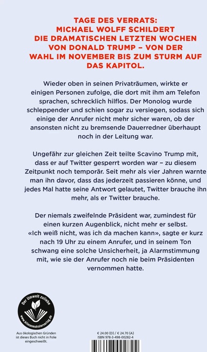 Image du produit 77 Tage (Allemand, Michael Wolff, 2021)