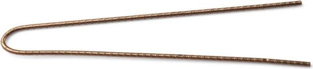 Image du produit Trisa Epingles à cheveux professionnelles striées en forme de U 53mm bronze 40pcs (40 pcs)