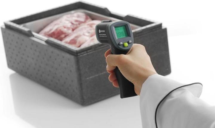 Actual product image Hendi Infrared thermometer laser pointer -32°C to 400 °C