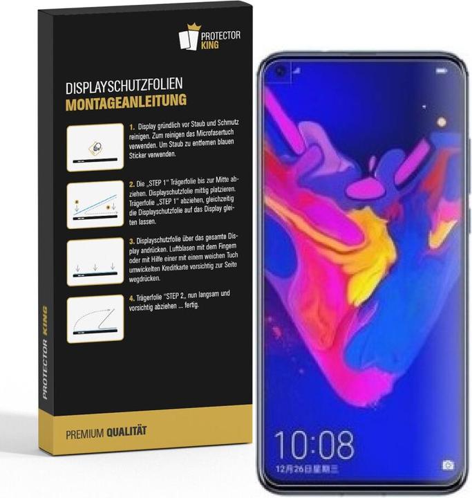 Actual product image Protectorking 3x Panzerfolie Anti-Shock HD Klar (3 Piece, Huawei Nova 4)