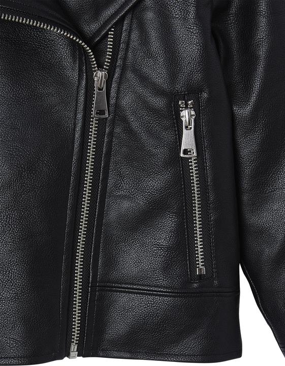 Immagine prodotto Vertbaudet Mädchen Bikerjacke aus Lederimitat mit Recycling-Polyester (116)