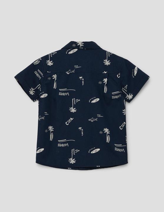 Immagine prodotto s.Oliver Hemd Kurzarmhemd mit maritimem Allover-Print (98)