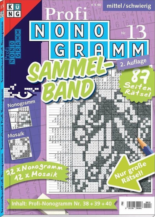 Image du produit Educational Technology Profi-Nonogramm Sammelband Nr. 13 (Allemand, Puzzles Conceptis, 2024)