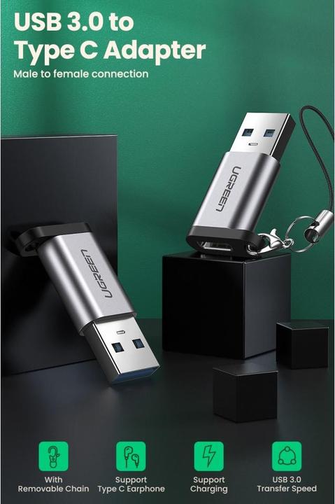 Image du produit Ugreen Adaptateur femelle (USB-A, USB-C)