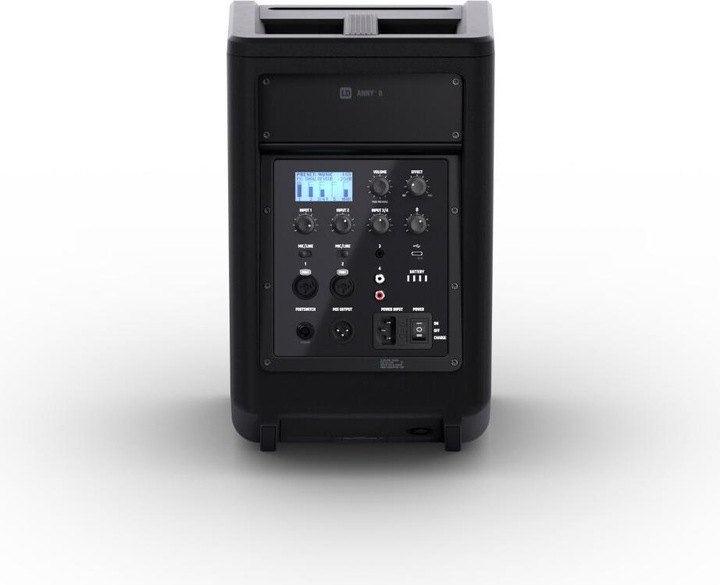 Produktbild LD Systems ANNY® 8 - Tragbarer Bluetooth® PA-Lautsprecher mit Akku und Mixer, Stage Black (Aktiv, 1x 80 W)