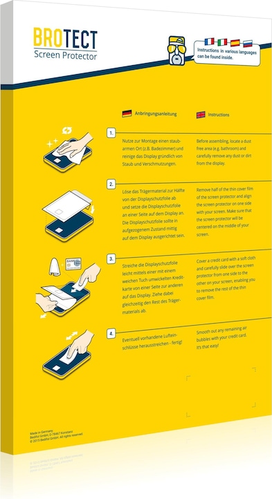 Actual product image BROTECT Anti-glare screen protector matt (2 Piece, Doro 8080)