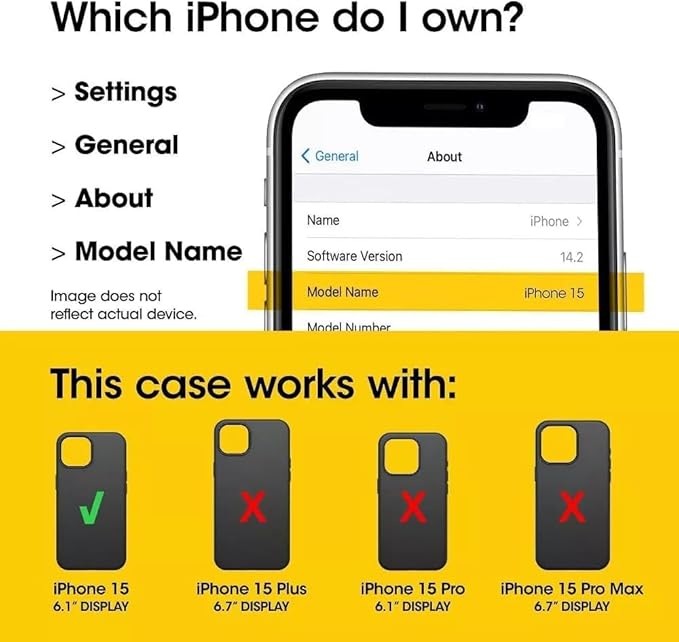 Image du produit OtterBox Symmetry (Apple iPhone 13, Apple iPhone 15, Apple iPhone 14, Apple iPhone 16e)