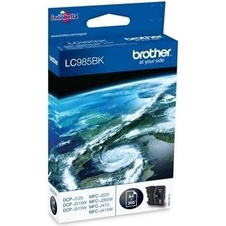 Brother, Druckerpatrone, LC985BKBP - Schwarz - Original - Blisterverpackung (BK)