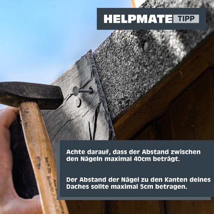 Image du produit Helpmate Dachpappnägel 2,8x30, verzinkt, 1000 Gramm (1000 pièce(s), 30 mm)