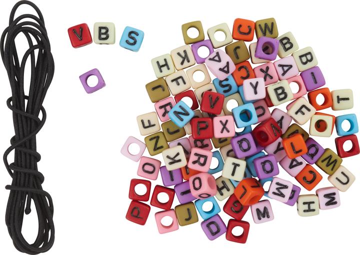 Produktbild Folia Buchstaben Perlen