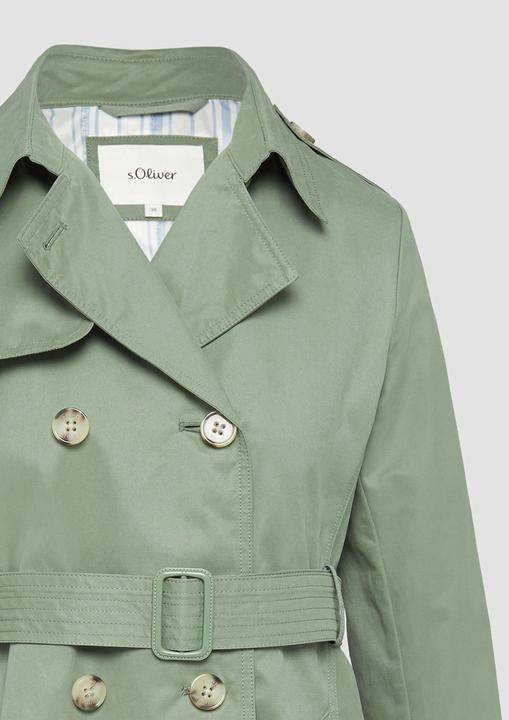Produktbild S.Oliver Outdoor-Mantel Trenchcoat mit Streifen-Futter